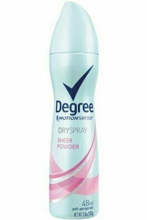 Degree MotionSense Dry Spray Antiperspirant, Sheer Powder 3.8 oz