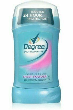 Degree Women Anti-Perspirant and Deodorant Invisible Solid, Sheer Powder 1.6 oz