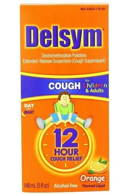 Delsym Children's Cough Suppressant, Orange, 5 Ounce
