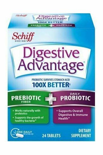Digestive Advantage Prebiotic Fiber Plus Probiotic 24 Capsules