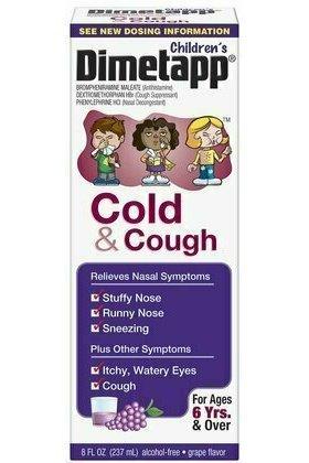 Dimetapp Children's Cold & Cough Liquid-Grape-8 oz