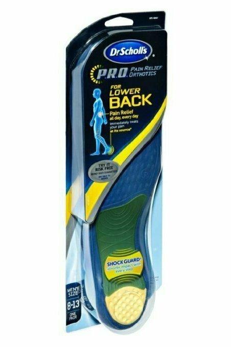 Dr. Scholl's P.R.O. Pain Relief Orthotics for Lower Back - Men's