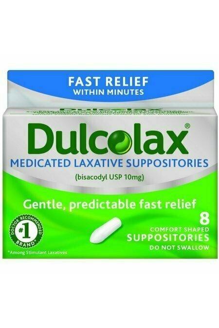 Dulcolax Laxative Suppositories 8 each