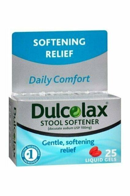 Dulcolax Stool Softener Liquid Gels 25 each