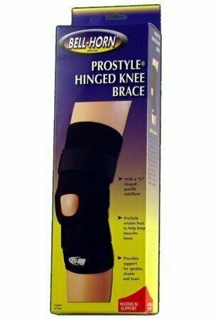 Elastic Knee Support Black Large 16 -18 by Bell-Horn