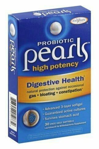 Enzymatic Therapy Probiotic Pearls High Potency Once Daily Softgels 30 Pack