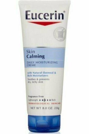 Eucerin Calming Daily Moisturizer Creme 8 oz