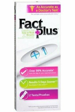 Fact Plus Select One-Step Pregnancy Tests 2 Each
