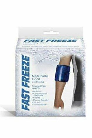 Fast Freeze Cold Sleeve in Blue / Beige Size: Medium