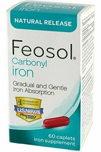 Feosol Natural Release, Carbonyl Iron, 45 mg, 60 Count