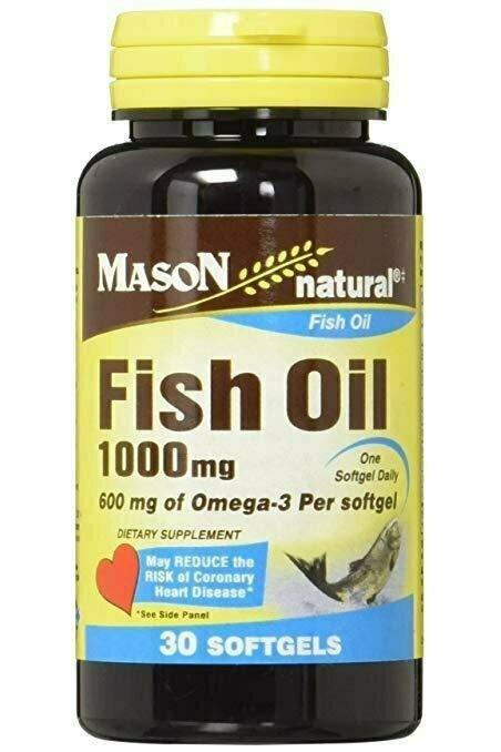 FISH OIL 1000MG SUPER OMEGA-3, 30-Count Softgels