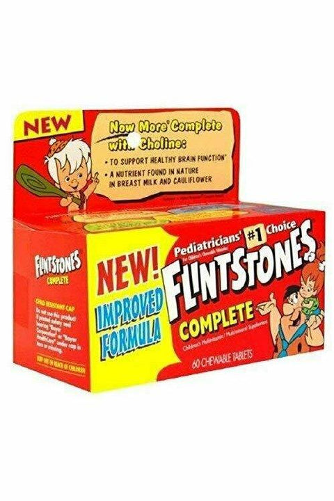 Flintstones Complete Childrens Multivitamin Supplement Chewable Tabs 60ct