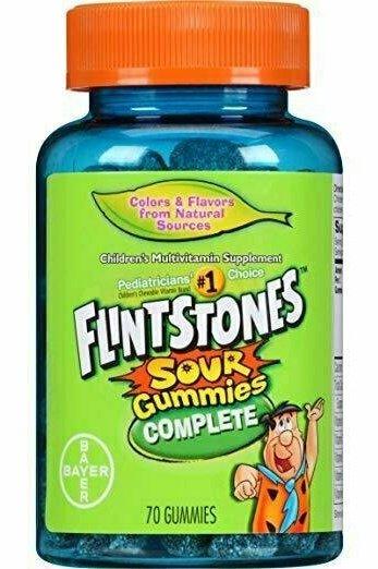 Flintstones Complete Multivitamin Sour Gummies, 70 Count