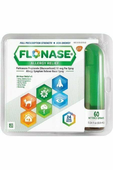 Flonase Allergy Relief Nasal Spray 60 Metered Sprays