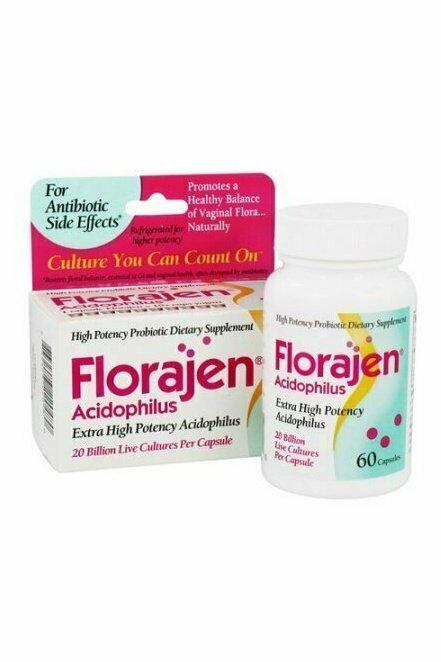Florajen Acidophilus Probiotic Capsules - 60 Pack