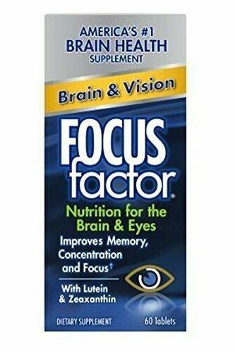 FOCUS Factor Dietary Supplement, Brain & Vision, 60 Tablets