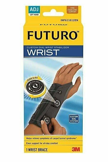 Futuro Custom Fit Adjustable Wrist Stabilizer Left Hand