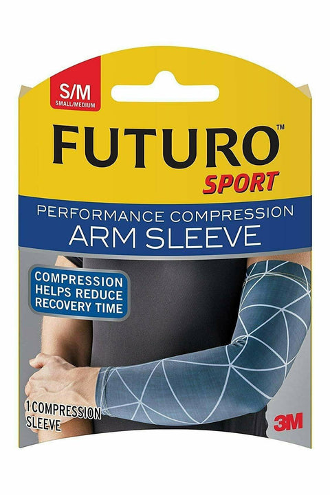 Futuro Sport Performance Compression Arm Sleeve, Small/Medium