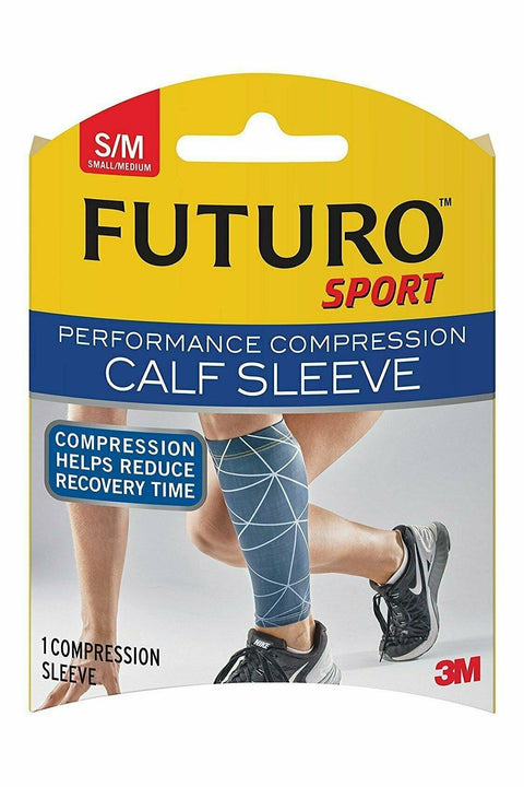 Futuro Sport Performance Compression Calf Sleeve, Small/Medium