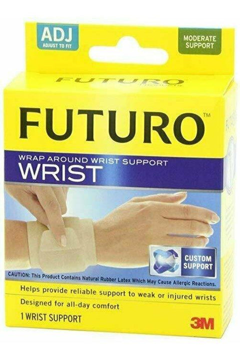 Futuro Wrap Around Wrist Support, Beige, Adjustable