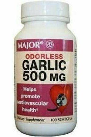 GARLIC 500MG 100 Softgels Odorless