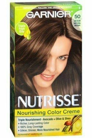 Garnier Nutrisse Haircolor - 50 Truffle Medium Natural Brown 1 Each