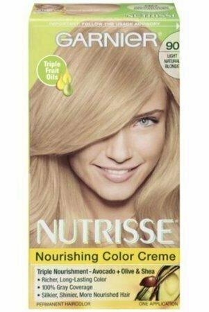 Garnier Nutrisse Nourishing Color Crme, Light Natural Blonde 90 1 each