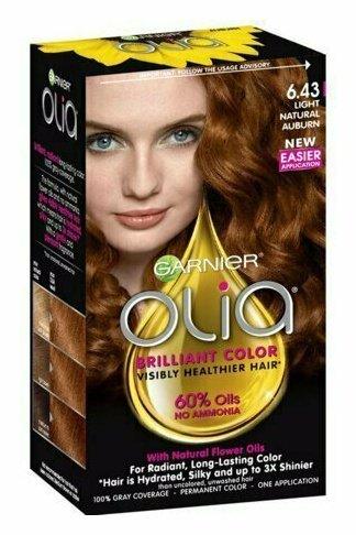Garnier Olia Ammonia Free Hair Color 6.43 Light Natural Auburn 1 each