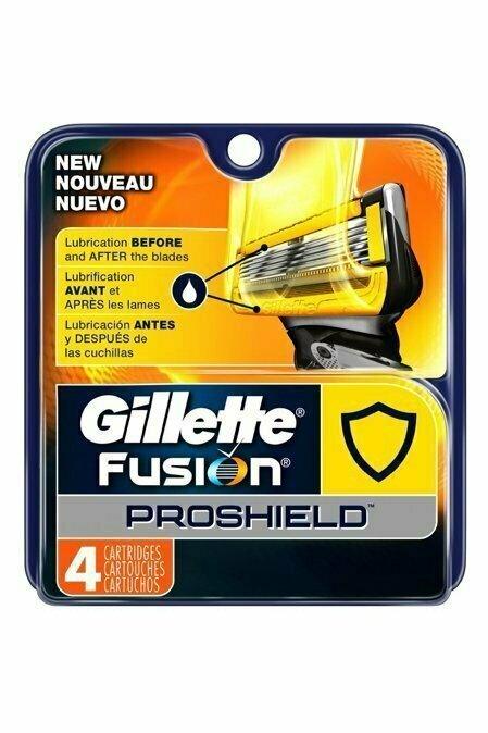 Gillette Fusion Proshield Men's Razor Blade Refills 4 each