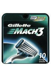 Gillette Mach3 Fresh Blades For Better Shave - 10 Each