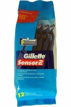 Gillette Sensor 2, Fixed Lubrastrip 12 Each