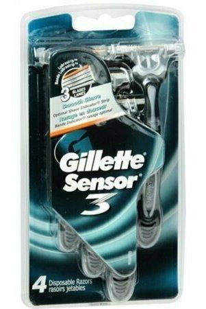 Gillette Sensor3 Disposable Razors Men's 4 Each
