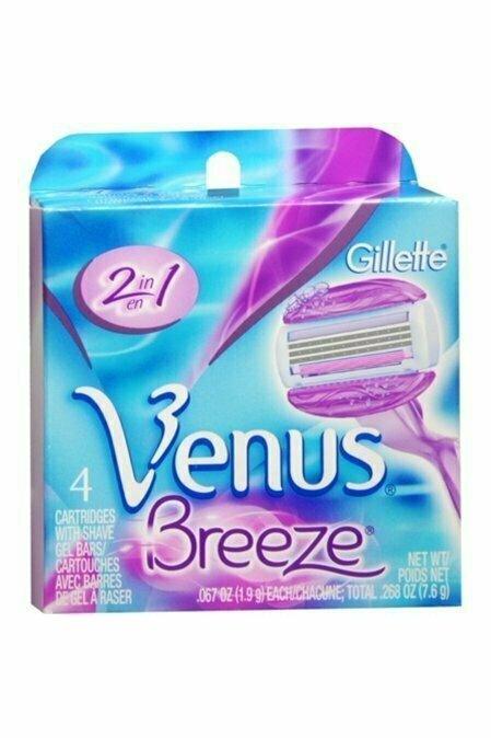 Gillette Venus Breeze Cartridges 4 Each