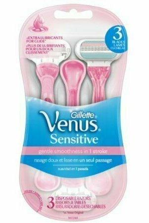 Gillette Venus Sensitive Disposable Razors 3 each