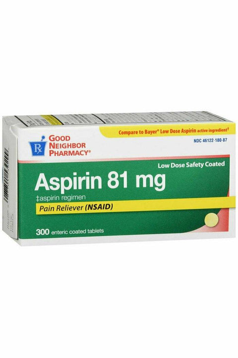 GNP ASPIRIN 81 MG TAB 300 CT