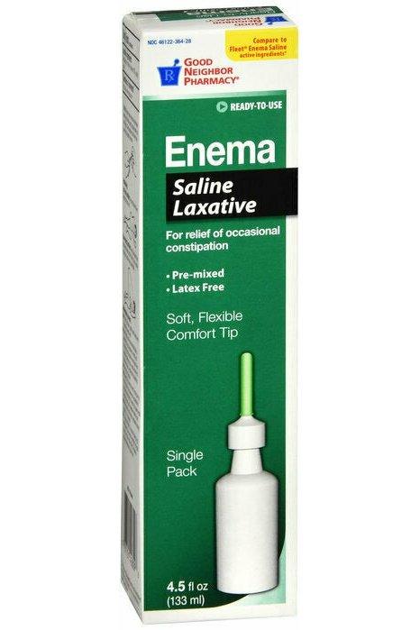 GNP ENEMA SALINE LIQUID 4.5 OZ