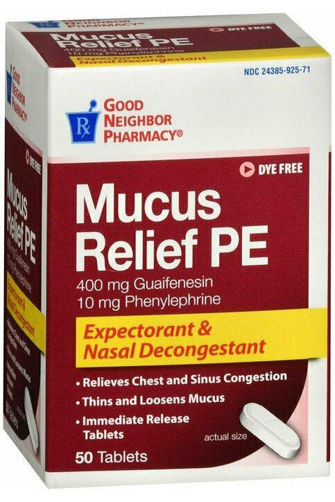 GNP MUCUS RELIEF TAB 50 CT