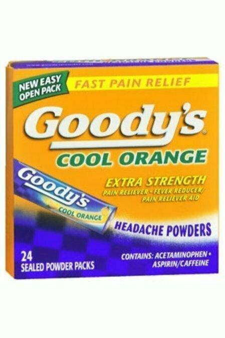 Goody's Extra Strength Headache Powders Cool Orange 24 each