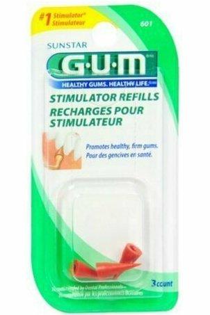GUM Stimulator Refills 601 3 Each