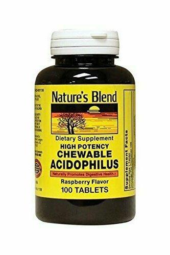 High Potency Chewable Acidophilus Raspberry Flavor 100 Tabs