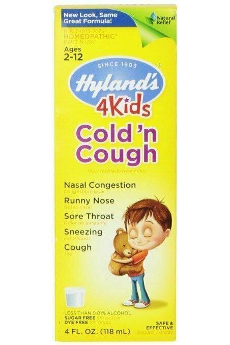 Hyland's 4 Kids Cold and Cough Relief Liquid, 4 Ounce