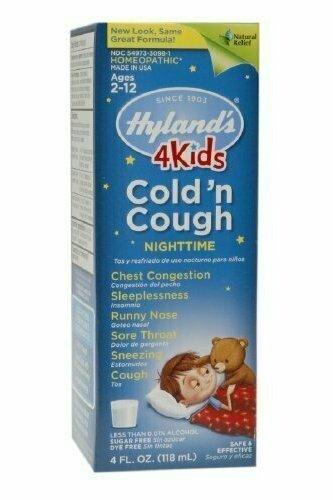 Hyland's Hylands Night Time Cold and Cough, 4 oz