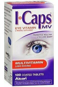 ICaps MV Multivitamin Coated Tablets - 100 ct
