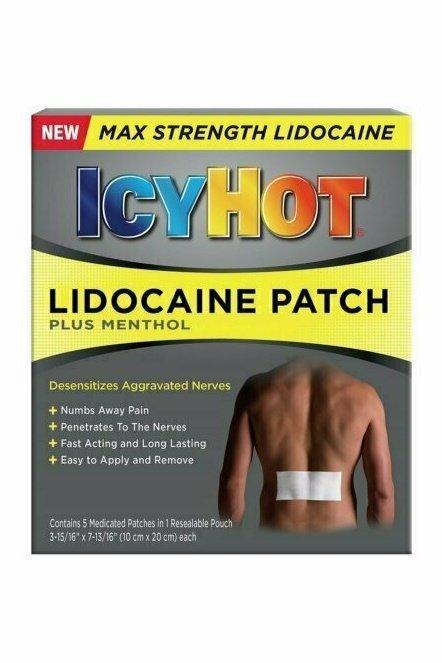Icy Hot Lidocaine Patch Plus Menthol 5 each