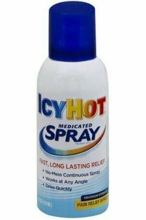 ICY HOT Medicated Pain Relief Spray Maximum Strength 4 oz