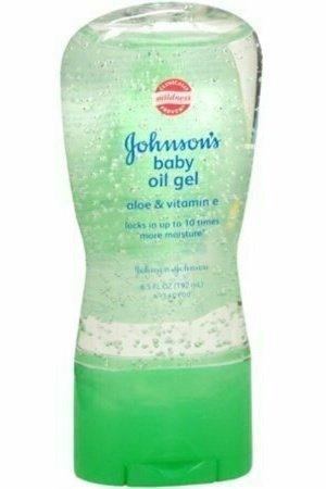 JOHNSON'S Aloe Vera & Vitamin E Baby Oil Gel 6.50 oz