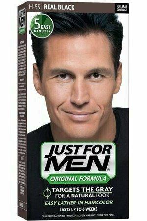 JUST FOR MEN Hair Color H-55 Real Black 1 Each