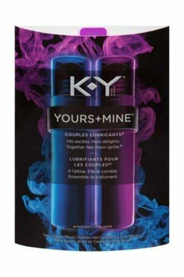 K-Y Yours & Mine Couples Lubricants, 3 oz