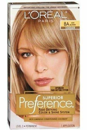 L'Oreal Superior Preference - 8A Ash Blonde Cooler 1 Each