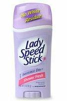 Lady Speed Stick Invisible Dry Antiperspirant And Deodorant, Shower Fresh 1.4 Oz